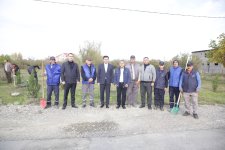 Xaçmazın Xanoba kəndində “Yaşıl dünya naminə həmrəylik ili” çərçivəsində ağacəkmə aksiyası keçirilib (FOTO)
