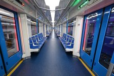 Prezident İlham Əliyev Bakıda komplektləşdirilən yeni nəsil metro qatarları ilə tanış olub (FOTO/VİDEO) (YENİLƏNİB)