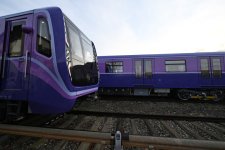 Prezident İlham Əliyev Bakıda komplektləşdirilən yeni nəsil metro qatarları ilə tanış olub (FOTO/VİDEO) (YENİLƏNİB)
