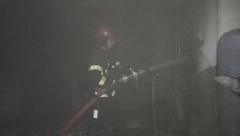 Yasamalda çoxmərtəbəli yaşayış binasında yanğın baş verib (FOTO/VİDEO) (ƏLAVƏ EDİLİB)