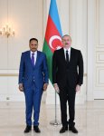 Prezident İlham Əliyev Konqo Demokratik Respublikasının Azərbaycanda yeni təyin olunmuş səfirinin etimadnaməsini qəbul edib (FOTO/VİDEO) (YENİLƏNİB)