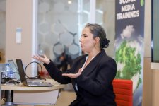 COP29-un işıqlandırılmasında aktiv iştirak edəcək ingilisdilli jurnalistlər üçün “COP29 və Dayanıqlı Media Təcrübələri” mövzusunda növbəti təlimlər keçirilir (FOTO)
