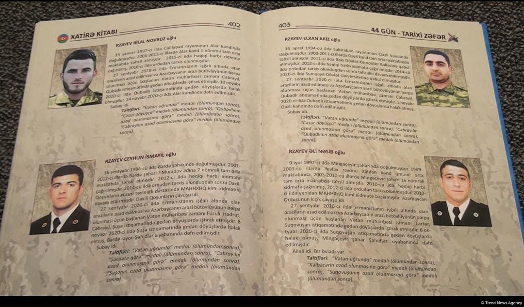 Şuşada “44 gün – Tarixi zəfər” adlı ki­ta­bın təqdimatı olub (FOTO)