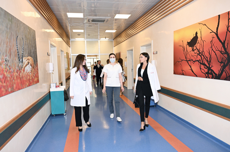 Birinci vitse-prezident Mehriban Əliyeva Talassemiya Mərkəzində olub (FOTO/VİDEO)