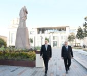 Prezident İlham Əliyev Bakı Dəmiryol Vağzalının və metronun “28 May” stansiyasının qarşısında aparılmış abadlıq və yenidənqurma işlərindən sonra yaradılan şəraitlə tanış olub (FOTO/VİDEO) (YENİLƏNİB)
