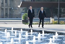 Prezident İlham Əliyev Bakı Dəmiryol Vağzalının və metronun “28 May” stansiyasının qarşısında aparılmış abadlıq və yenidənqurma işlərindən sonra yaradılan şəraitlə tanış olub (FOTO/VİDEO) (YENİLƏNİB)
