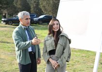 Heydər Əliyev Fondunun vitse-prezidenti Leyla Əliyevanın iştirakı ilə Sabunçu rayonunda ağacəkmə aksiyası keçirilib (FOTO)