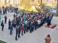 Birinci Qarabağ müharibəsində itkin düşən şəhidin qalıqları Şuşada dəfn edilib (FOTO/VİDEO)