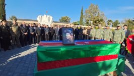 Tərtərdə Birinci Qarabağ müharibəsinin şəhidi Möhübbət Mustafayev dəfn edildi (FOTO)
