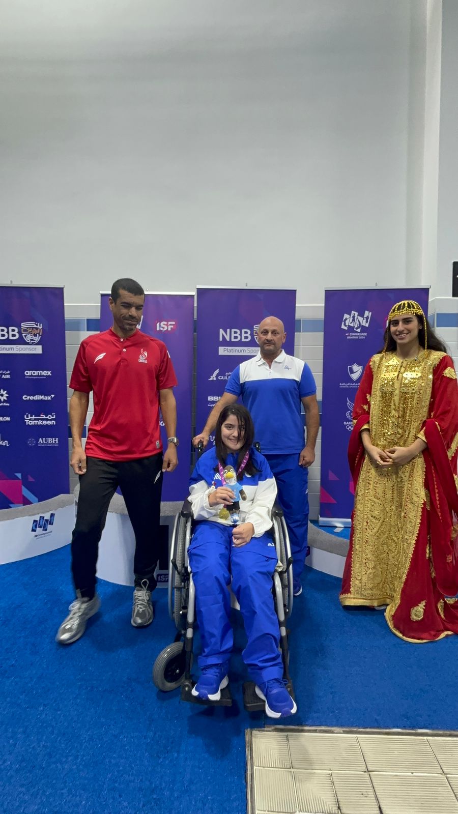 UNEC nəzdində Sosial İqtisadi Kollecin tələbəsi Bəhreyndə keçirilən Gimnaziadada qızıl medal qazanıb (FOTO)