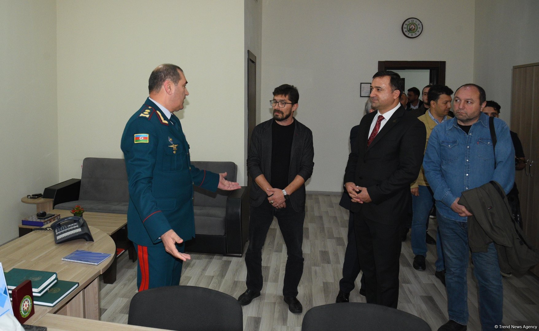 Dövlət Sərhəd Xidmətinin Sərhəd Nəzarəti Komandanlığına media-tur təşkil edilib (FOTO)