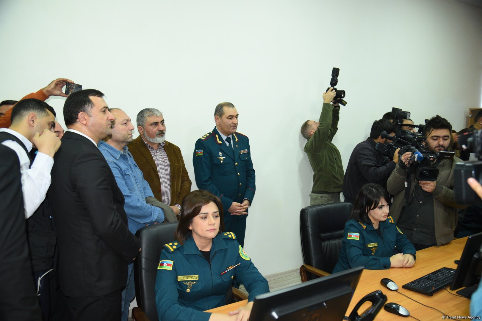 Dövlət Sərhəd Xidmətinin Sərhəd Nəzarəti Komandanlığına media-tur təşkil edilib (FOTO)