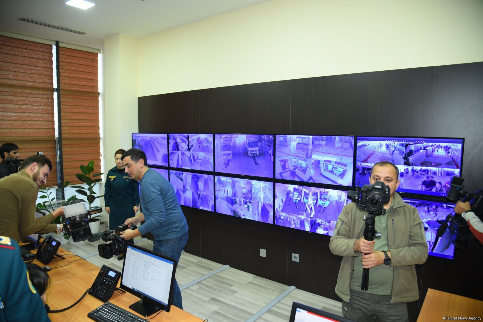 Dövlət Sərhəd Xidmətinin Sərhəd Nəzarəti Komandanlığına media-tur təşkil edilib (FOTO)