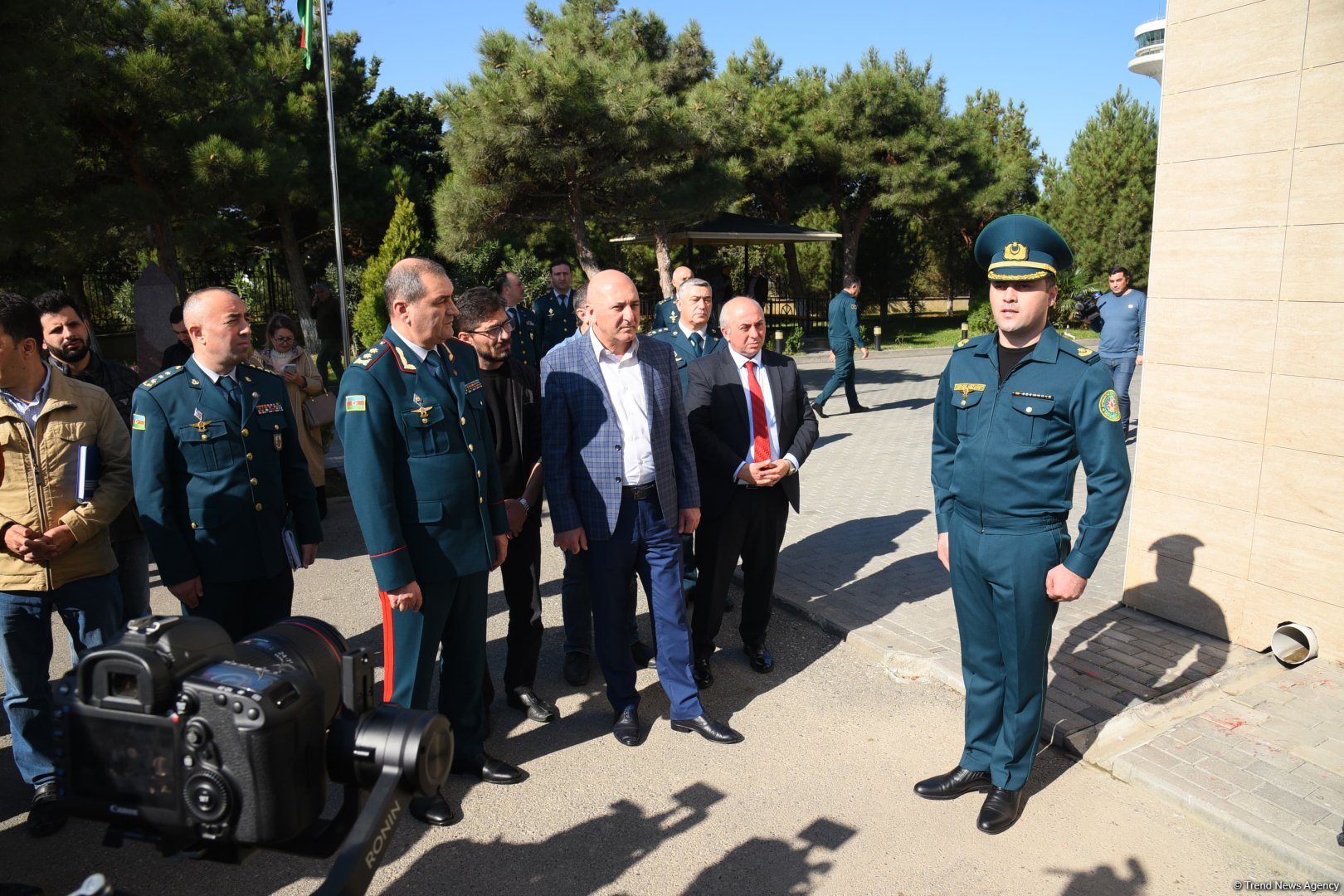 Dövlət Sərhəd Xidmətinin Sərhəd Nəzarəti Komandanlığına media-tur təşkil edilib (FOTO)