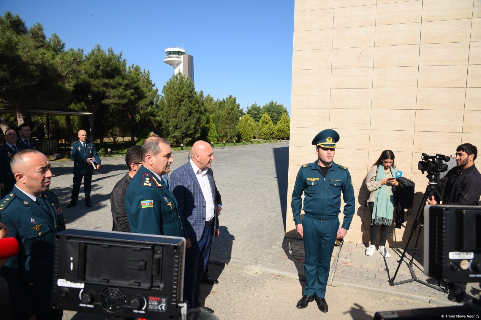 Dövlət Sərhəd Xidmətinin Sərhəd Nəzarəti Komandanlığına media-tur təşkil edilib (FOTO)