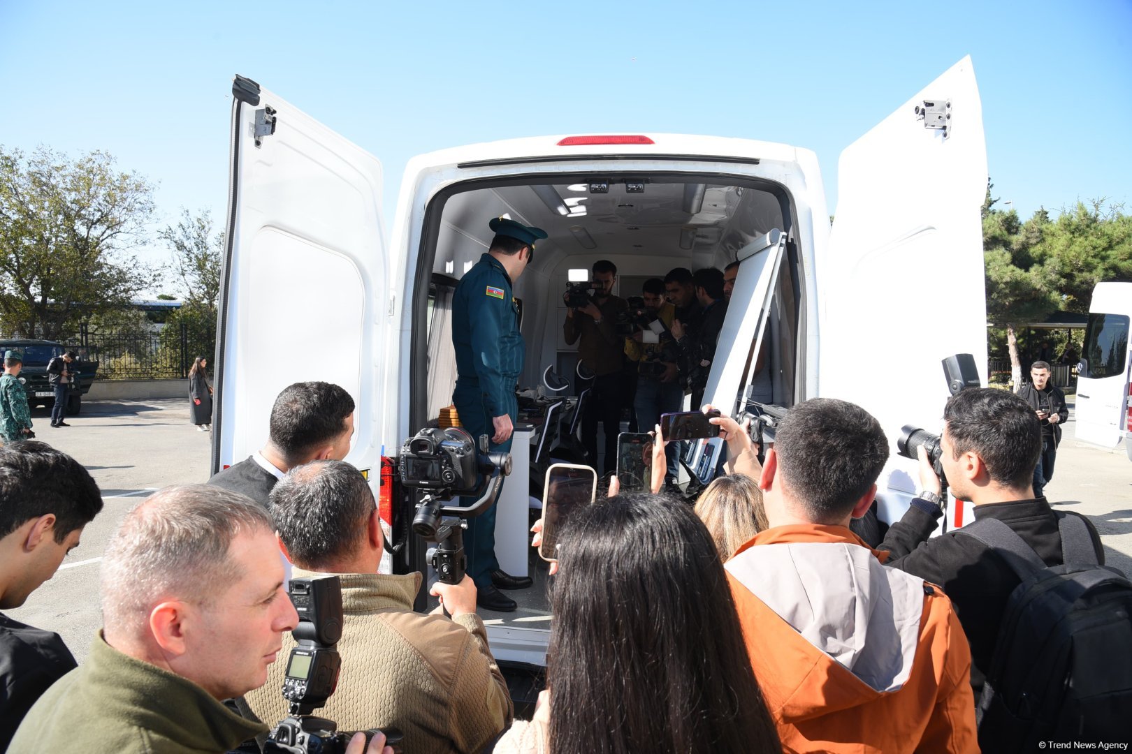 Dövlət Sərhəd Xidmətinin Sərhəd Nəzarəti Komandanlığına media-tur təşkil edilib (FOTO)