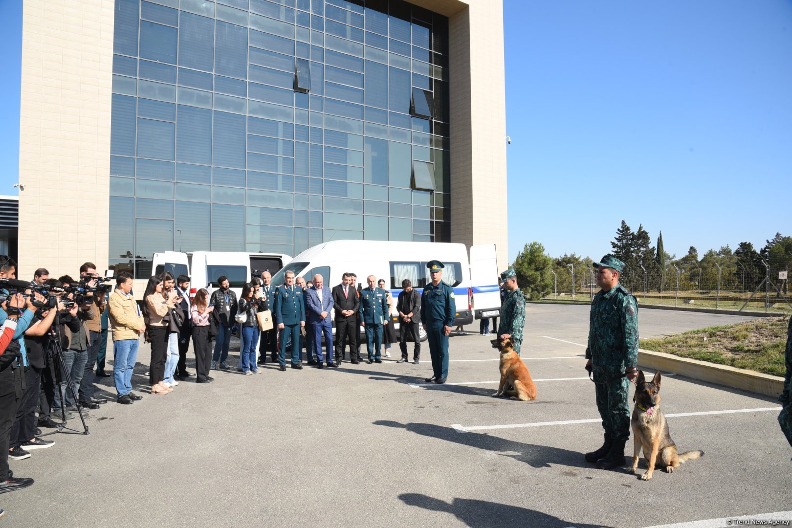 Dövlət Sərhəd Xidmətinin Sərhəd Nəzarəti Komandanlığına media-tur təşkil edilib (FOTO)