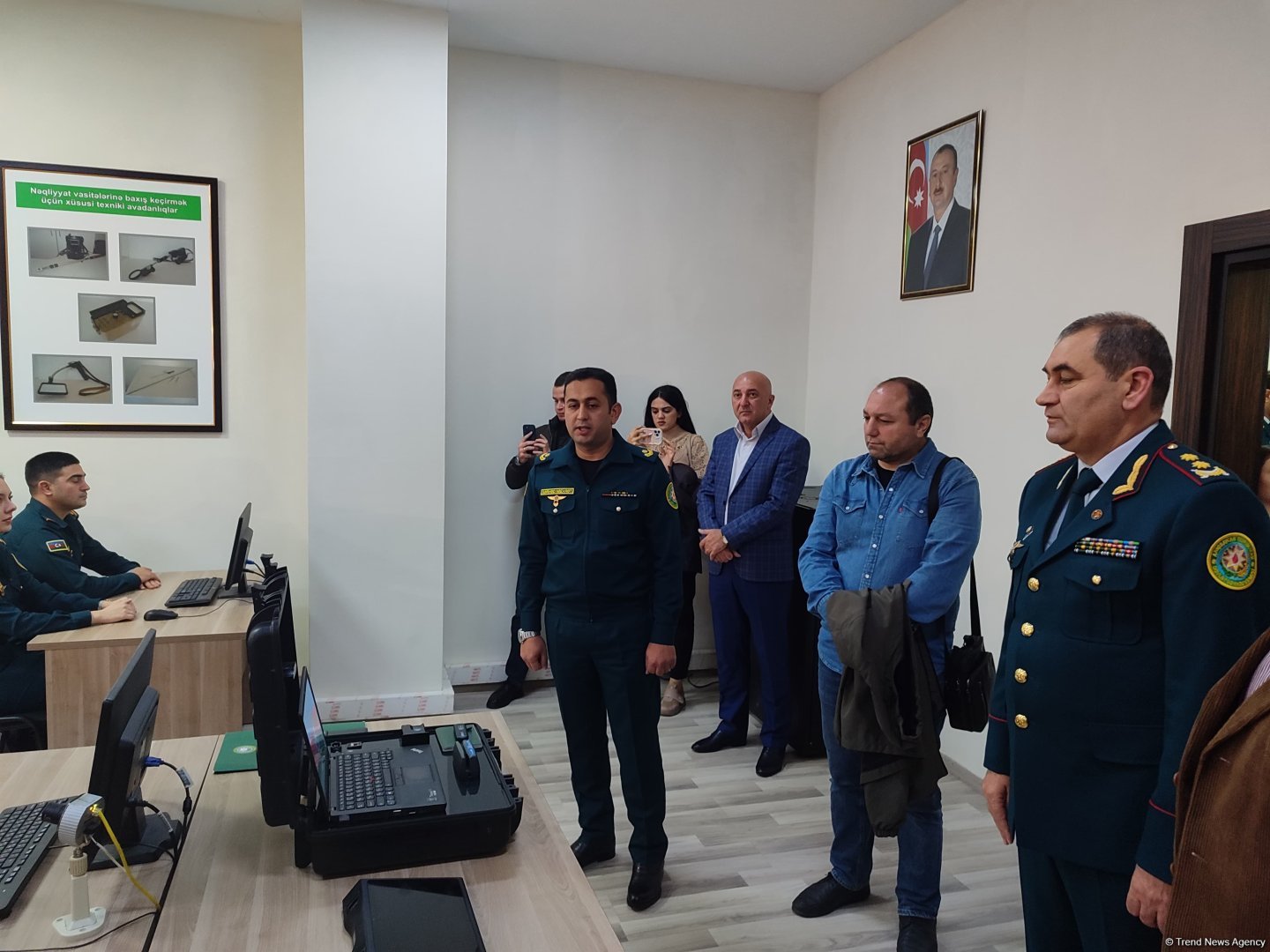 Dövlət Sərhəd Xidmətinin Sərhəd Nəzarəti Komandanlığına media-tur təşkil edilib (FOTO)