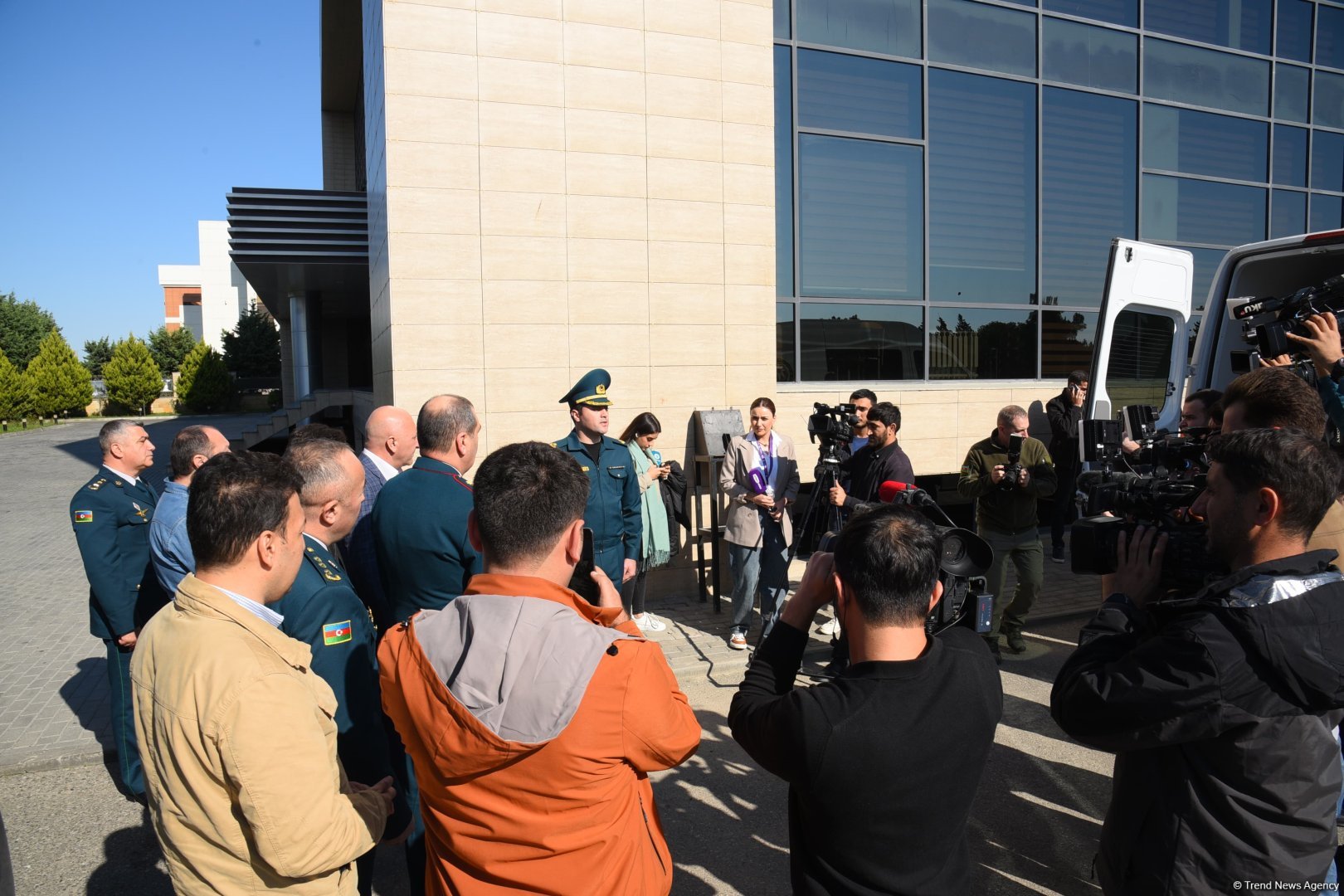 Dövlət Sərhəd Xidmətinin Sərhəd Nəzarəti Komandanlığına media-tur təşkil edilib (FOTO)