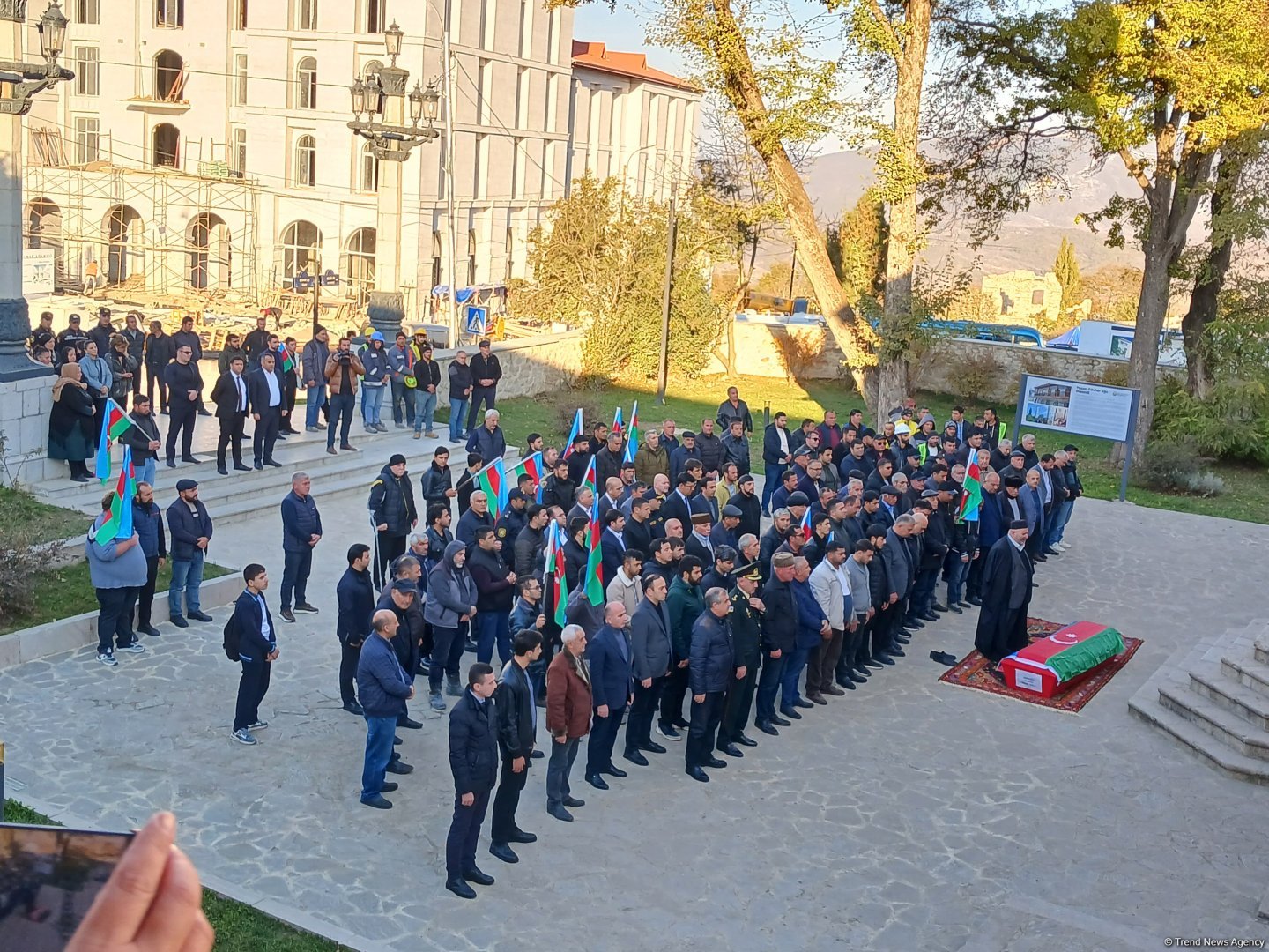 Birinci Qarabağ müharibəsində itkin düşən şəhidin qalıqları Şuşada dəfn edilib (FOTO/VİDEO)