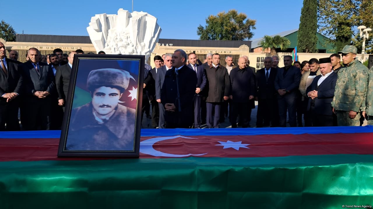 Tərtərdə Birinci Qarabağ müharibəsinin şəhidi Möhübbət Mustafayev dəfn edildi (FOTO)
