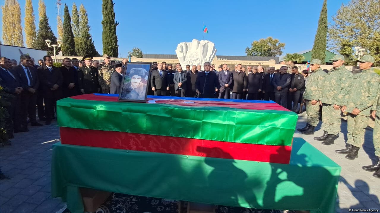 Tərtərdə Birinci Qarabağ müharibəsinin şəhidi Möhübbət Mustafayev dəfn edildi (FOTO)
