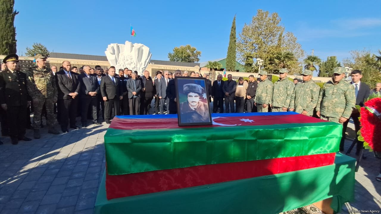 Tərtərdə Birinci Qarabağ müharibəsinin şəhidi Möhübbət Mustafayev dəfn edildi (FOTO)