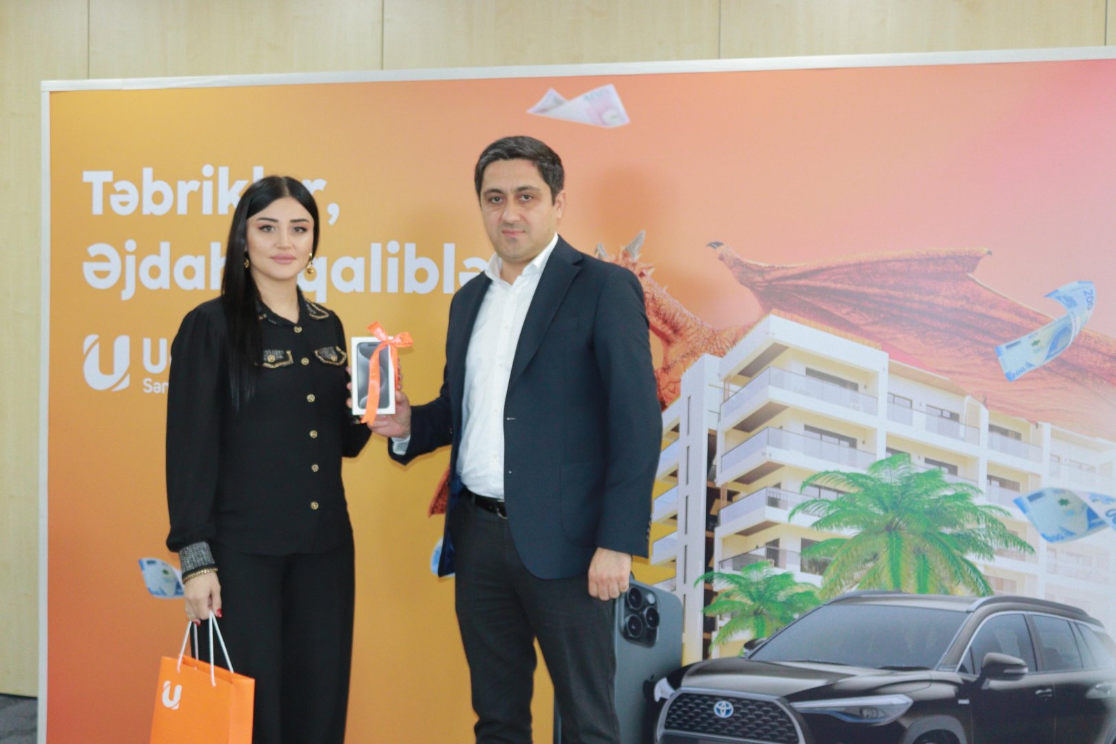 Unibank “Əjdaha” lotereyanın növbəti qaliblərinə hədiyyələri təqdim edib (FOTO)