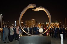 Heydər Əliyev Mərkəzində Lorenso Kuinnin “Təbiətdə tarazlıq” sərgisi açılıb (FOTO)