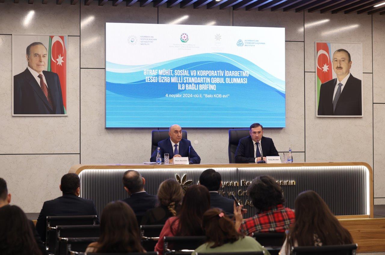 Ətraf mühit, sosial və korporativ idarəetmə üzrə milli standart qəbul olunub (FOTO)