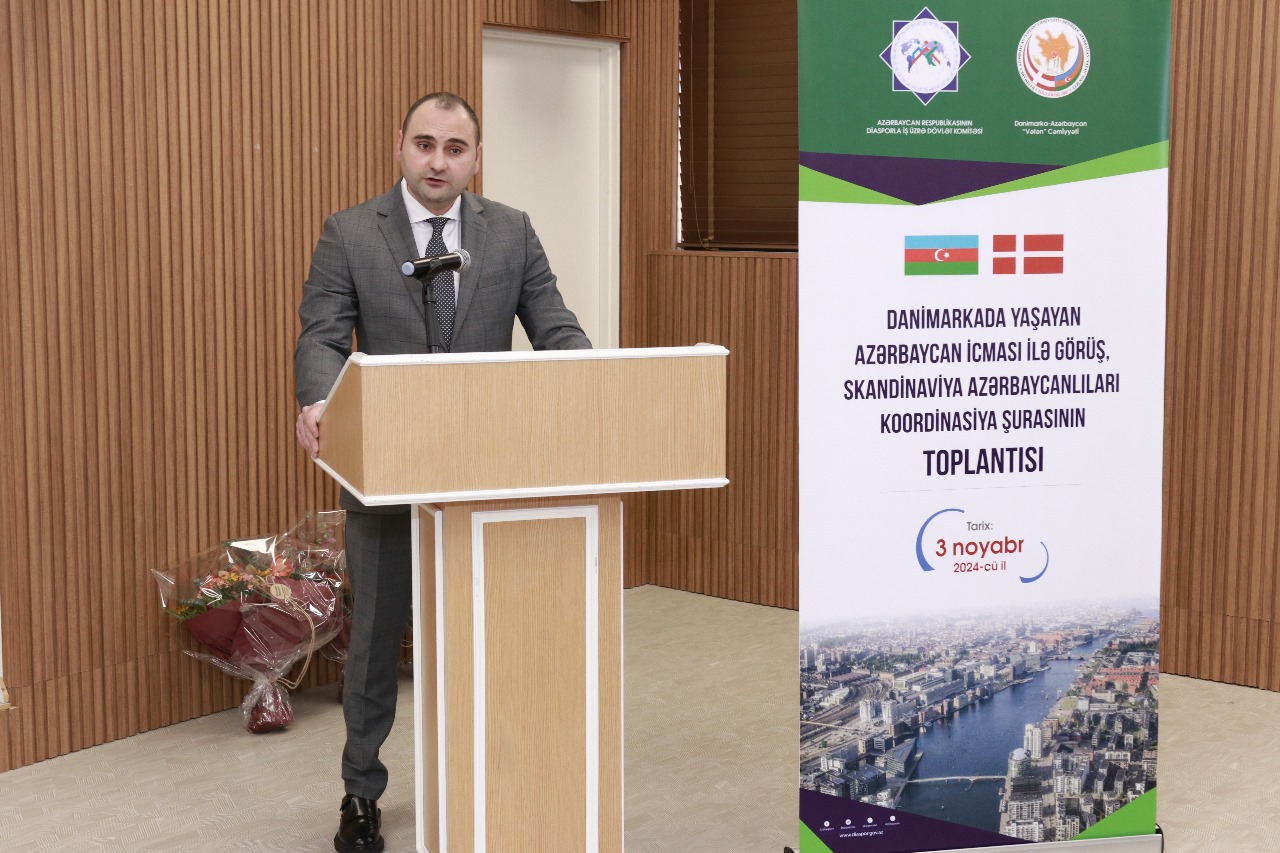 Danimarkada Azərbaycan icması ilə görüş keçirilib (FOTO)