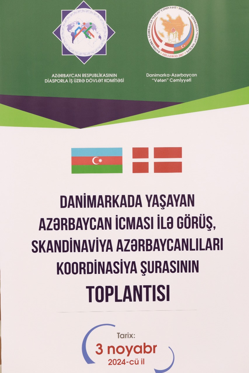 Danimarkada Azərbaycan icması ilə görüş keçirilib (FOTO)