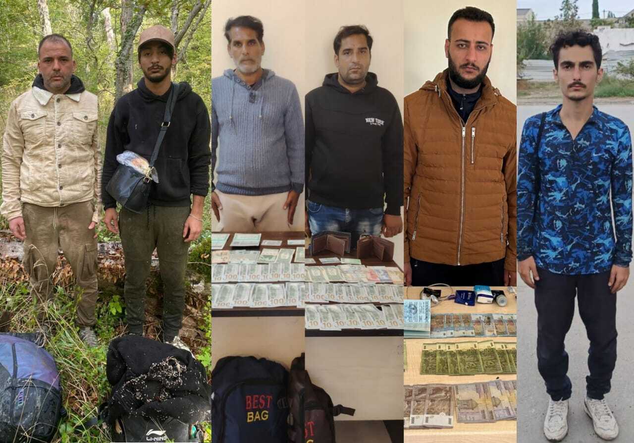 Ötən ay 65 nəfər dövlət sərhədini pоzduqlarına görə saxlanılıb (FOTO)