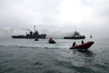Xəzərdə Azərbaycan-İran birgə təlimi keçirilib (FOTO)
