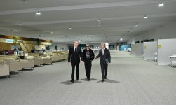 Prezident İlham Əliyev və Birinci xanım Mehriban Əliyeva Bakı Olimpiya Stadionunun ərazisində COP29-la bağlı yaradılan şəraitlə tanış olublar (FOTO/VİDEO) (YENİLƏNİB)