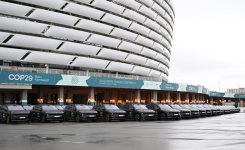 Prezident İlham Əliyev və Birinci xanım Mehriban Əliyeva Bakı Olimpiya Stadionunun ərazisində COP29-la bağlı yaradılan şəraitlə tanış olublar (FOTO/VİDEO) (YENİLƏNİB)