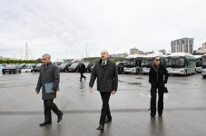 Prezident İlham Əliyev və Birinci xanım Mehriban Əliyeva Bakı Olimpiya Stadionunun ərazisində COP29-la bağlı yaradılan şəraitlə tanış olublar (FOTO/VİDEO) (YENİLƏNİB)