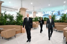 Prezident İlham Əliyev və Birinci xanım Mehriban Əliyeva Bakı Olimpiya Stadionunun ərazisində COP29-la bağlı yaradılan şəraitlə tanış olublar (FOTO/VİDEO) (YENİLƏNİB)