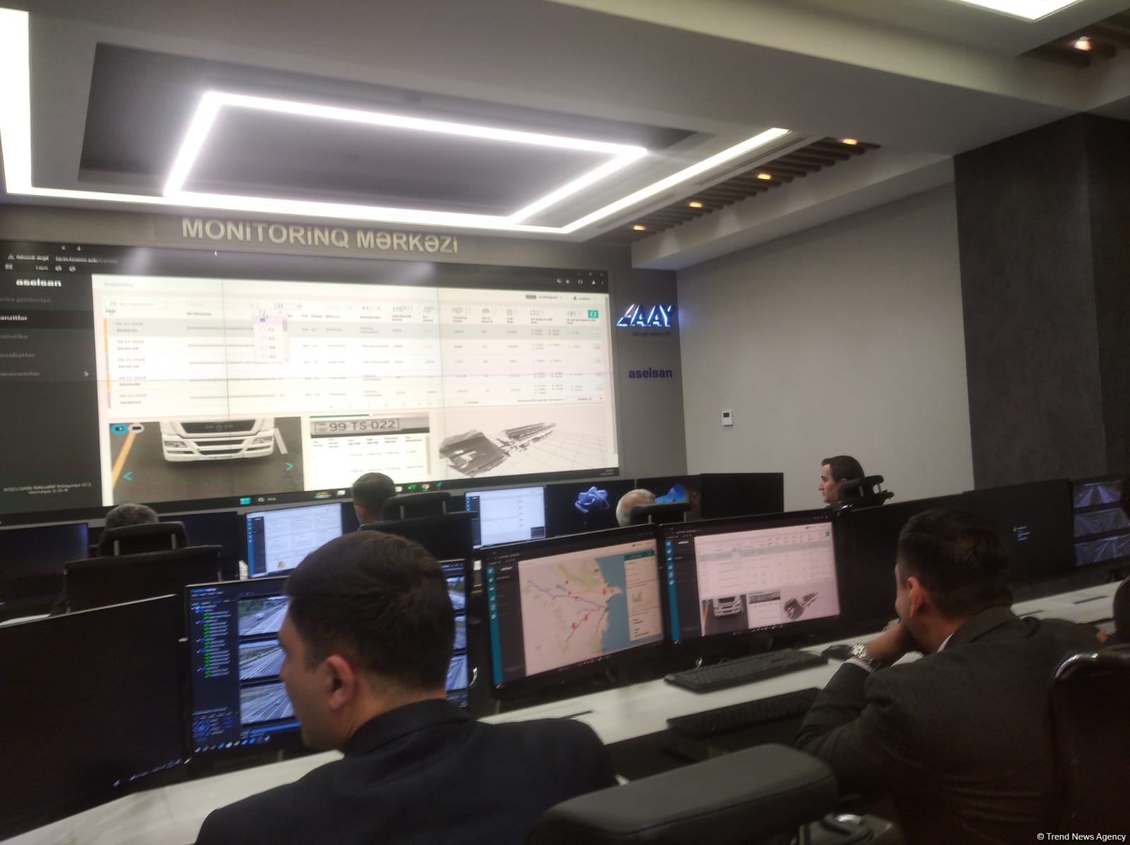 "Zəfər Yolu"nda elektron tərəzi məntəqələrinin quraşdırılması işlərinə başlanılıb (FOTO)