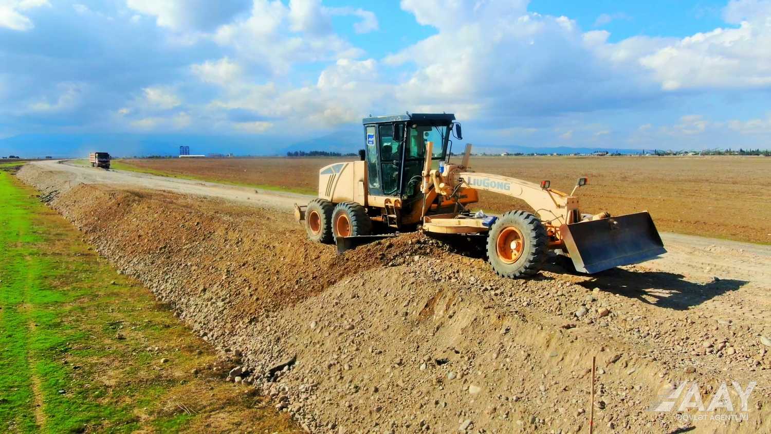 Tərtər-Ağdərə avtomobil yolunun inşasına başlanılıb (FOTO/VİDEO)