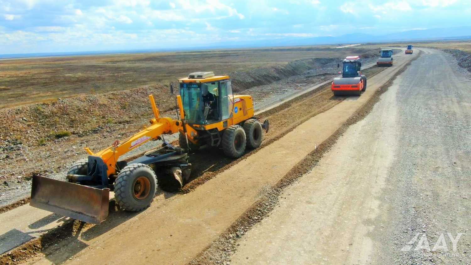Tərtər-Ağdərə avtomobil yolunun inşasına başlanılıb (FOTO/VİDEO)