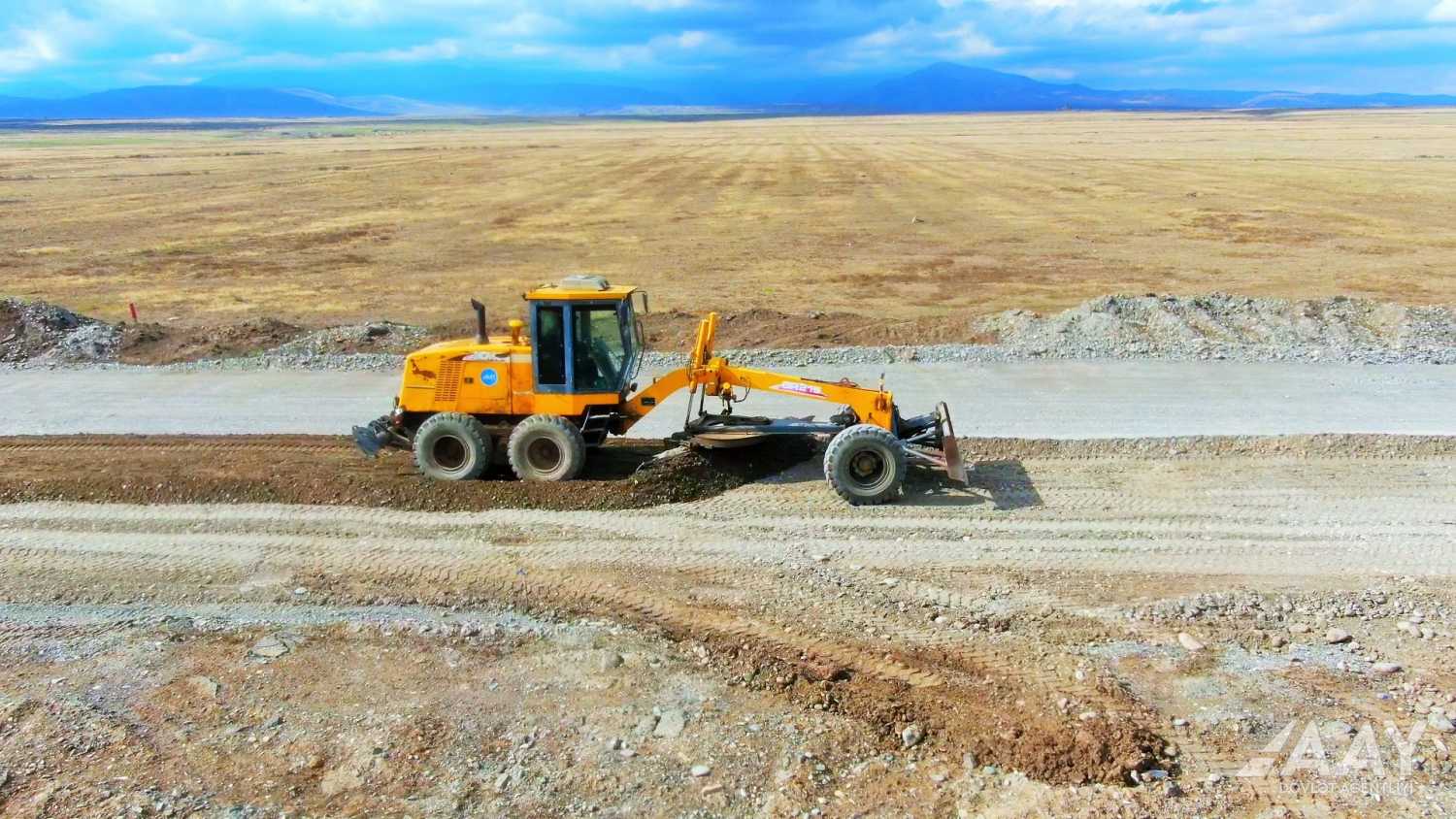 Tərtər-Ağdərə avtomobil yolunun inşasına başlanılıb (FOTO/VİDEO)
