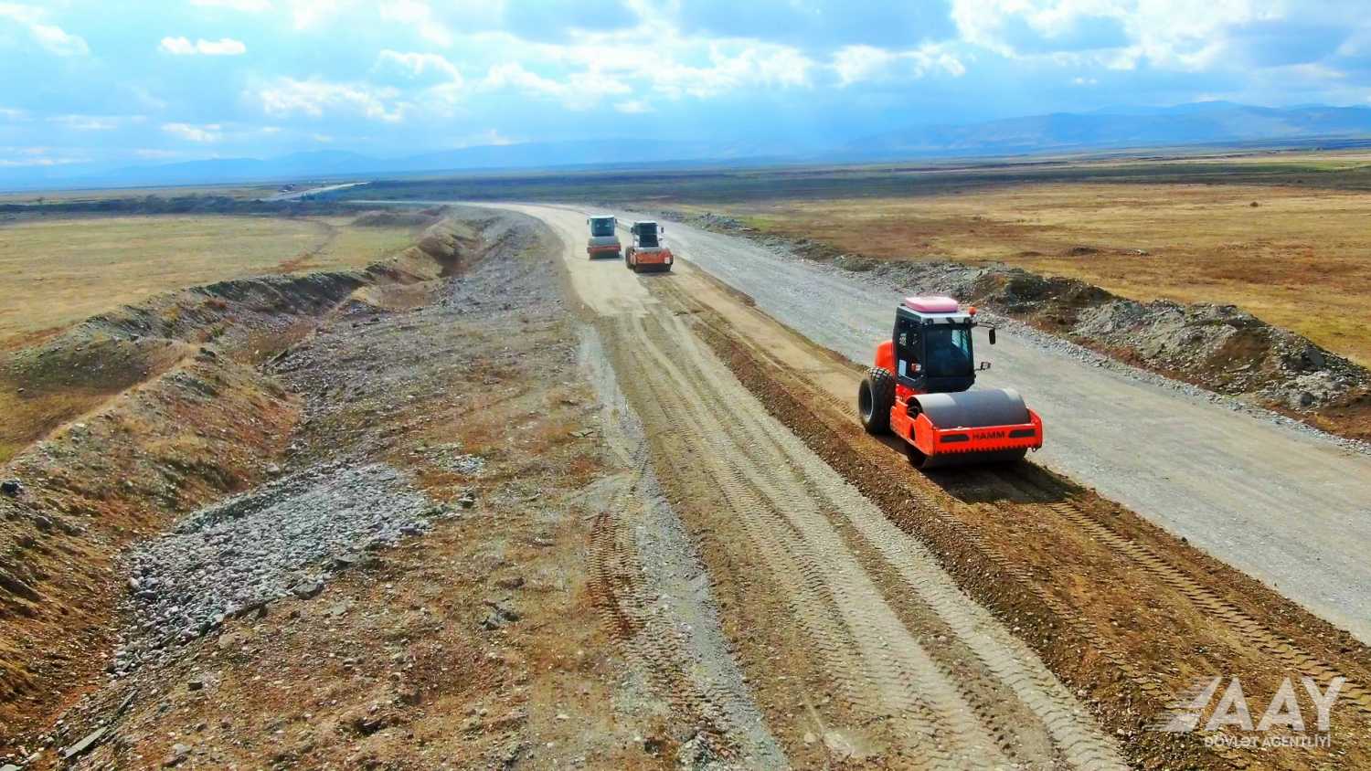 Tərtər-Ağdərə avtomobil yolunun inşasına başlanılıb (FOTO/VİDEO)