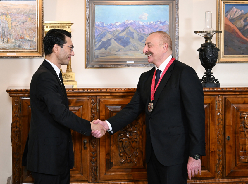 Bişkekdə Prezident İlham Əliyevə “Çingiz Aytmatov” ordeni təqdim edilib (FOTO/VİDEO) (YENİLƏNİB-2)