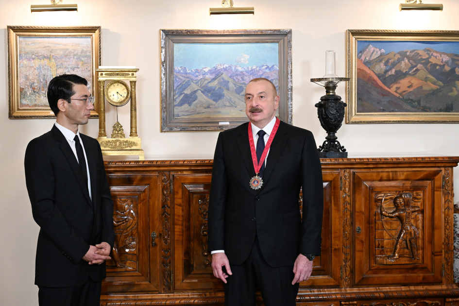 Bişkekdə Prezident İlham Əliyevə “Çingiz Aytmatov” ordeni təqdim edilib (FOTO/VİDEO) (YENİLƏNİB-2)