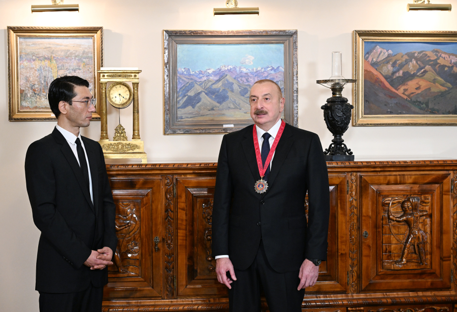 Bişkekdə Prezident İlham Əliyevə “Çingiz Aytmatov” ordeni təqdim edilib (FOTO/VİDEO) (YENİLƏNİB-2)