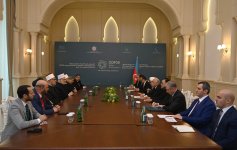 Əli Əsədov Dini Liderlərin Qlobal Sammitinin iştirakçıları ilə görüşlər keçirib (FOTO)