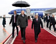 Prezident İlham Əliyev Qırğızıstana səfərə gəlib (FOTO/VIDEO)