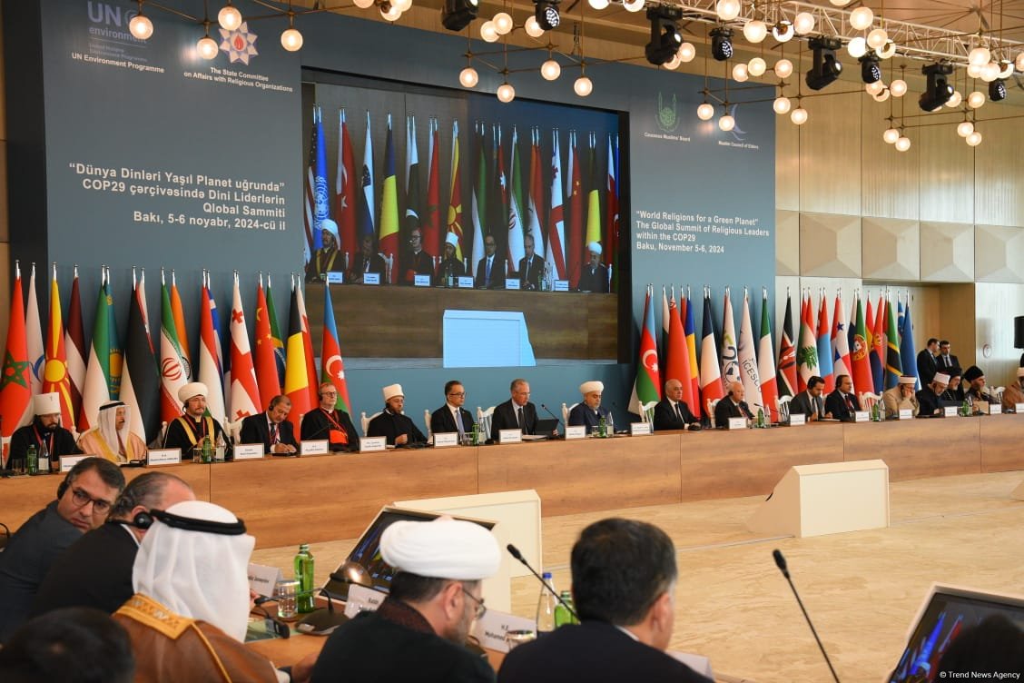 Dini Liderlərin Qlobal Bakı Sammitinin ilk iş günü başa çatıb (FOTO) (ƏLAVƏ OLUNUB)