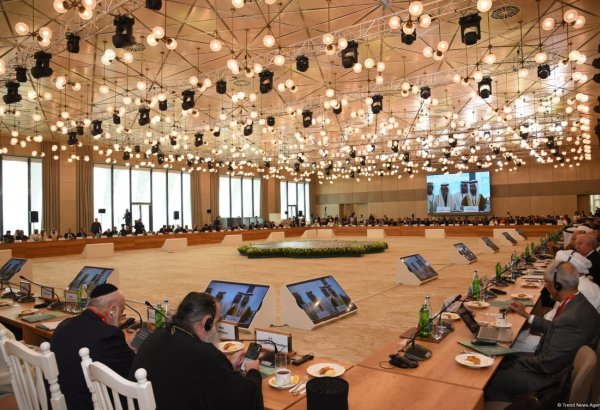 Dini Liderlərin Qlobal Sammitinin Bakı Bəyannaməsi qəbul edilib